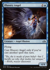 Illusory Angel - Planechase Anthology (PCA) #19 - Uncommon Magic: The Gathering Trading Card
