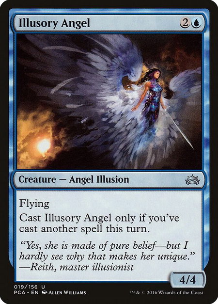 Illusory Angel - Planechase Anthology Magic: The Gathering trading card