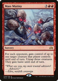 Mass Mutiny - Planechase Anthology (PCA) #48 - Rare Magic: The Gathering Trading Card