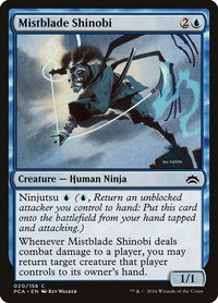 Mistblade Shinobi - Planechase Anthology (PCA) #20 - Common Magic: The Gathering Trading Card
