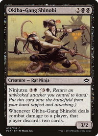 Okiba-Gang Shinobi - Planechase Anthology (PCA) #35 - Common Magic: The Gathering Trading Card