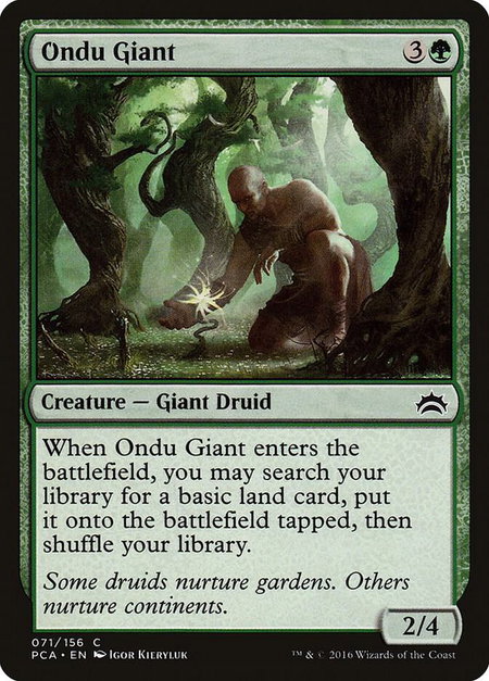 Ondu Giant - Planechase Anthology Magic: The Gathering trading card