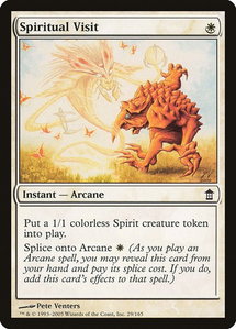 Spiritual Visit - Saviors of Kamigawa (SOK) #29 - Common Magic: The Gathering Trading Card