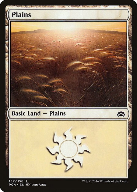 Plains (132) - Planechase Anthology Magic: The Gathering trading card