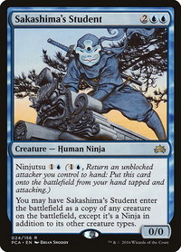 Sakashima's Student - Planechase Anthology (PCA) #24 - Rare Magic: The Gathering Trading Card