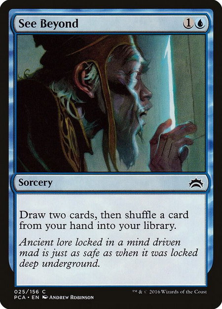 See Beyond - Planechase Anthology Magic: The Gathering trading card