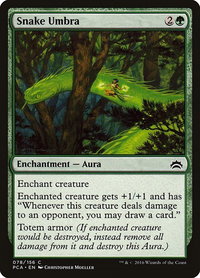 Snake Umbra - Planechase Anthology (PCA) #78 - Common Magic: The Gathering Trading Card