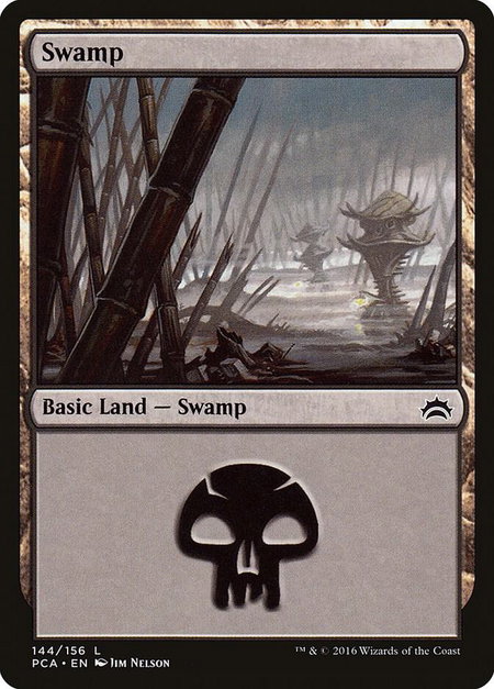 Swamp (144) - Planechase Anthology Magic: The Gathering trading card