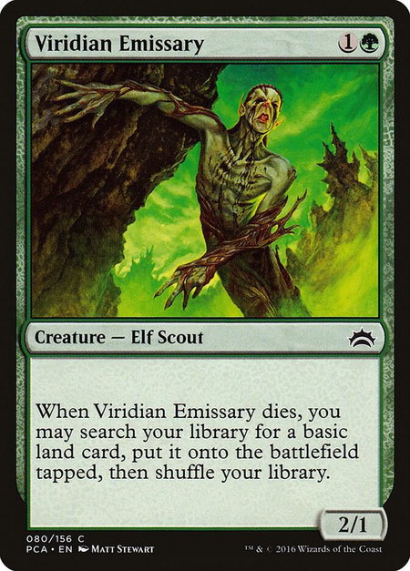 Viridian Emissary - Planechase Anthology Magic: The Gathering trading card
