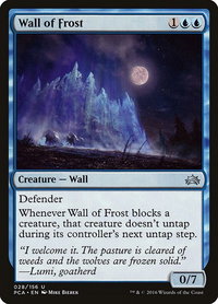 Wall of Frost - Planechase Anthology (PCA) #28 - Uncommon Magic: The Gathering Trading Card