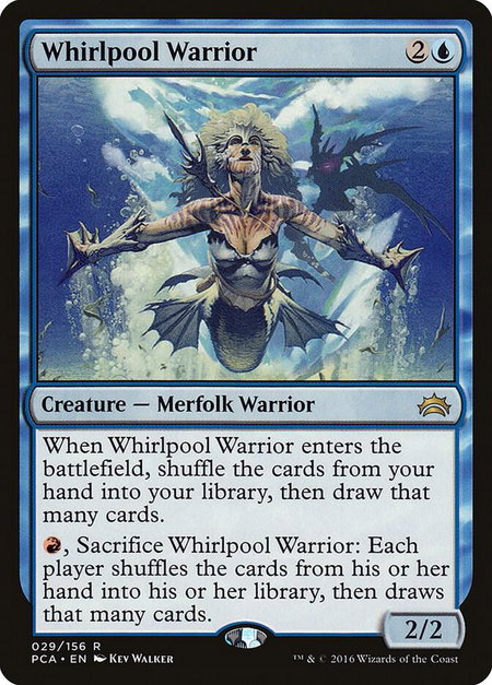 Whirlpool Warrior - Planechase Anthology Magic: The Gathering trading card
