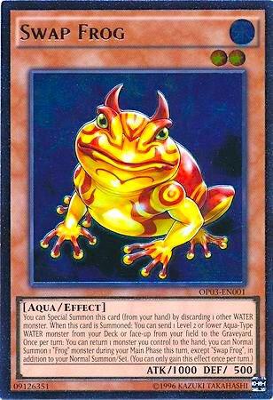 Swap Frog (UTR) trading card from OTS Tournament Pack 3 Swap Frog (UTR) - OTS Tournament Pack 3 YuGiOh trading card