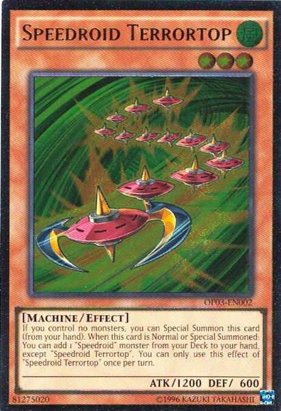 Speedroid Terrortop (UTR) trading card from OTS Tournament Pack 3 Speedroid Terrortop (UTR) - OTS Tournament Pack 3 YuGiOh trading card