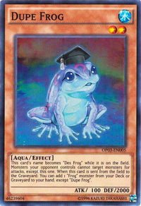 Dupe Frog - OTS Tournament Pack 3 (OP03) #OP03-EN005 - Super Rare YuGiOh Trading Card