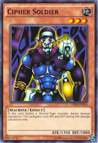 Cipher Soldier - OTS Tournament Pack 3 (OP03) #OP03-EN016 - Common / Short Print YuGiOh Trading Card