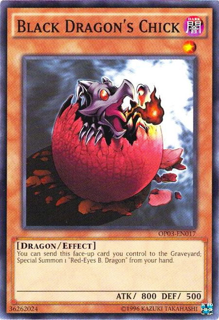 Black Dragon's Chick - OTS Tournament Pack 3 YuGiOh trading card