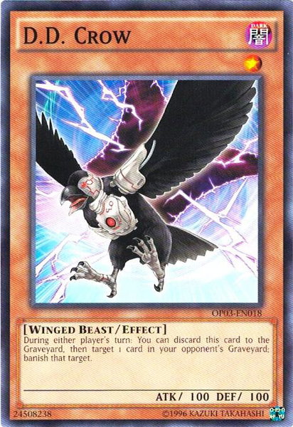 D.D. Crow trading card from OTS Tournament Pack 3 D.D. Crow - OTS Tournament Pack 3 YuGiOh trading card