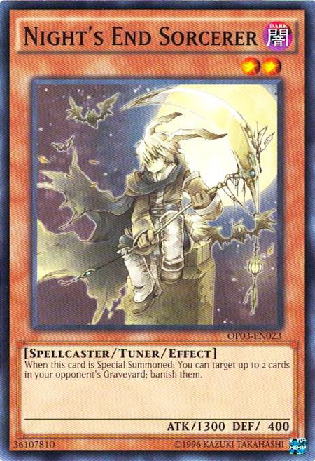 Night's End Sorcerer - OTS Tournament Pack 3 YuGiOh trading card