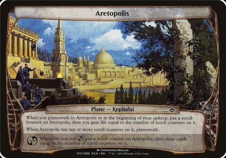 Aretopolis (Planechase Anthology) - Oversize Cards Magic: The Gathering trading card