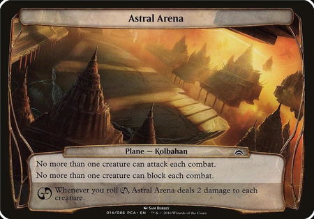 Astral Arena (Planechase Anthology) - Oversize Cards Magic: The Gathering trading card