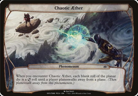 Chaotic Aether (Planechase Anthology) - Oversize Cards Magic: The Gathering trading card