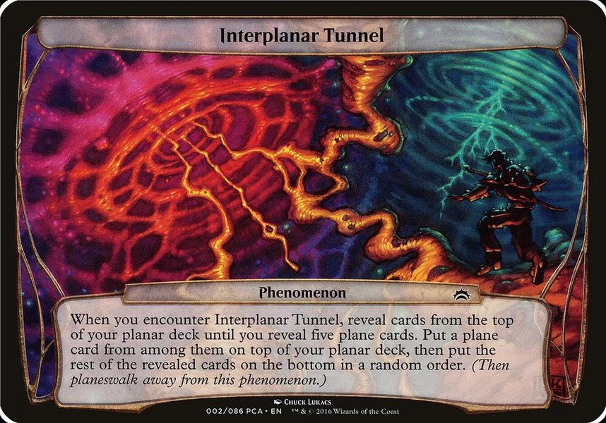 Interplanar Tunnel (Planechase Anthology) trading card from Oversize Cards Interplanar Tunnel (Planechase Anthology) - Oversize Cards Magic: The Gathering trading card