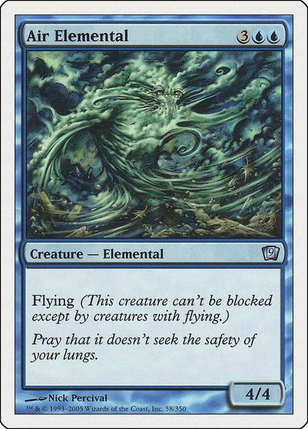 Air Elemental - 9th Edition Magic: The Gathering trading card