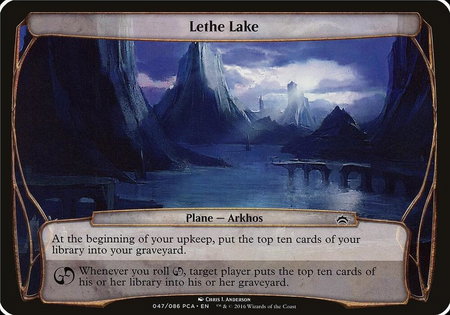 Lethe Lake (Planechase Anthology) trading card from Oversize Cards Lethe Lake (Planechase Anthology) - Oversize Cards Magic: The Gathering trading card