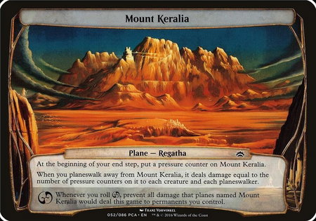 Mount Keralia (Planechase Anthology) - Oversize Cards Magic: The Gathering trading card