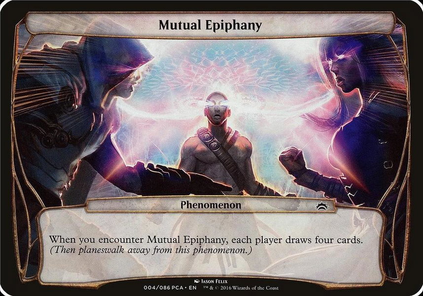 Mutual Epiphany (Planechase Anthology) - Oversize Cards Magic: The Gathering trading card