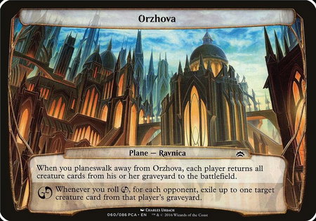 Orzhova (Planechase Anthology) trading card from Oversize Cards Orzhova (Planechase Anthology) - Oversize Cards Magic: The Gathering trading card