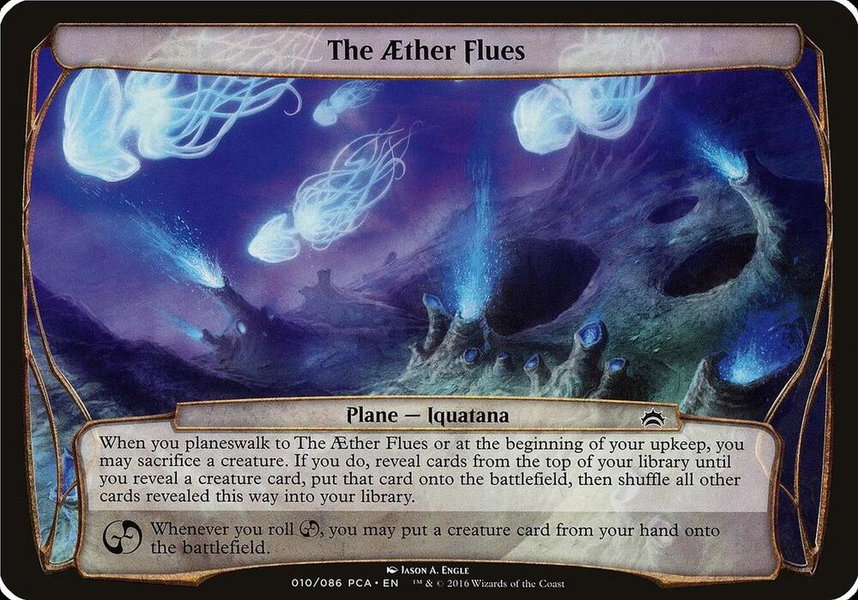 The Aether Flues (Planechase Anthology) - Oversize Cards Magic: The Gathering trading card