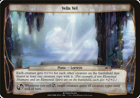 Velis Vel (Planechase Anthology) - Oversize Cards Magic: The Gathering trading card