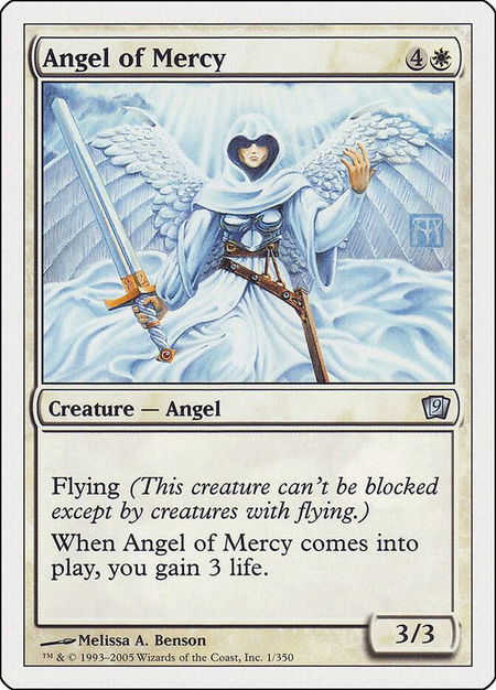 Angel of Mercy - 9th Edition Magic: The Gathering trading card