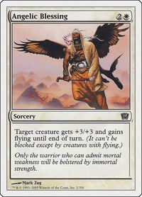 Angelic Blessing - 9th Edition (9ED) #2 - Common Magic: The Gathering Trading Card