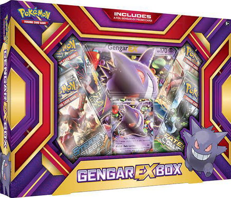 Gengar EX Box trading card from XY - Evolutions Gengar EX Box - XY - Evolutions Pokémon trading card