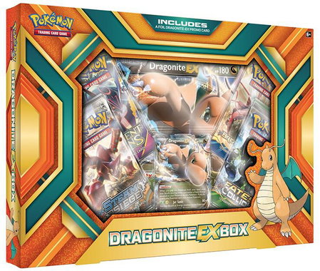 Dragonite EX Box trading card from XY - Evolutions Dragonite EX Box - XY - Evolutions Pokémon trading card