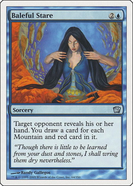 Baleful Stare - 9th Edition Magic: The Gathering trading card