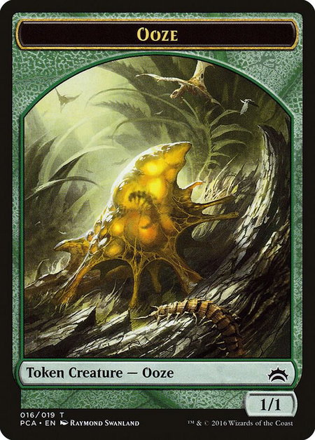 Ooze (016) // Ooze (017) Double-Sided Token - Planechase Anthology Magic: The Gathering trading card