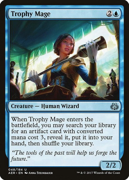 Trophy Mage - Aether Revolt Magic: The Gathering trading card