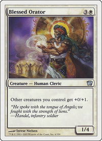 Blessed Orator - 9th Edition (9ED) #6 - Uncommon Magic: The Gathering Trading Card