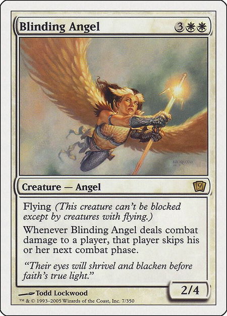 Blinding Angel - 9th Edition Magic: The Gathering trading card