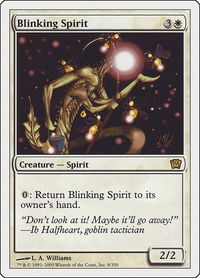 Blinking Spirit - 9th Edition (9ED) #8 - Rare Magic: The Gathering Trading Card