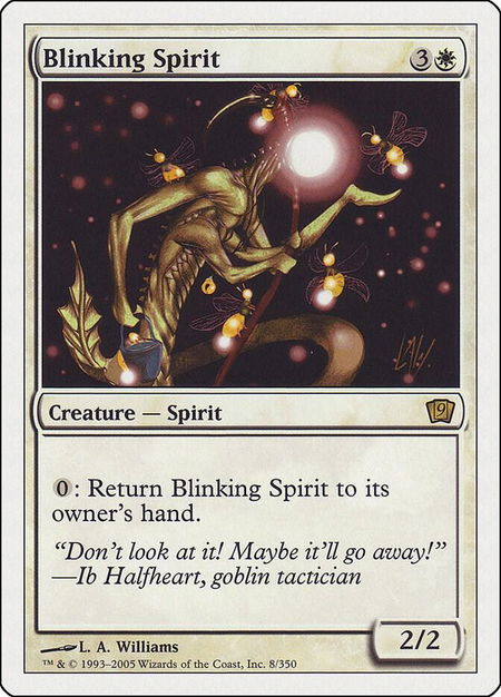 Blinking Spirit - 9th Edition Magic: The Gathering trading card