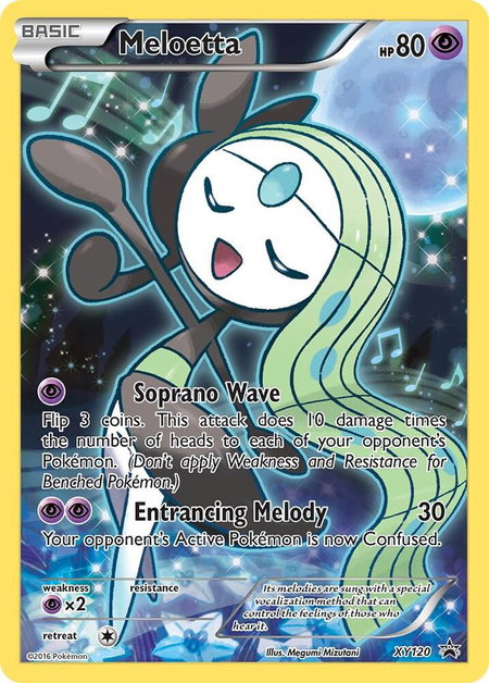 Meloetta - XY120 - XY Promos Pokémon trading card