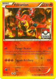 Volcanion - 25/114 (Pokemon League) - League & Championship Cards (PR) #025/114 - Promo Pokémon Trading Card