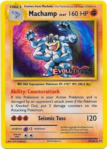 Machamp (XY Evolutions Prerelease) - XY Promos Pokémon trading card
