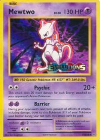 Mewtwo (XY Evolutions Prerelease) - XY Promos (PR) #51/108 - Promo Pokémon Trading Card
