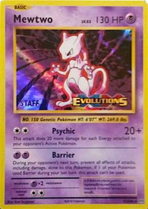 Mewtwo - 51/108 (Prerelease) [Staff] - XY Promos (PR) #51/108 - Promo Pokémon Trading Card