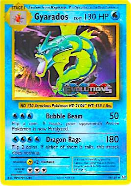 Gyarados (XY Evolutions Prerelease) trading card from XY Promos Gyarados (XY Evolutions Prerelease) - XY Promos Pokémon trading card